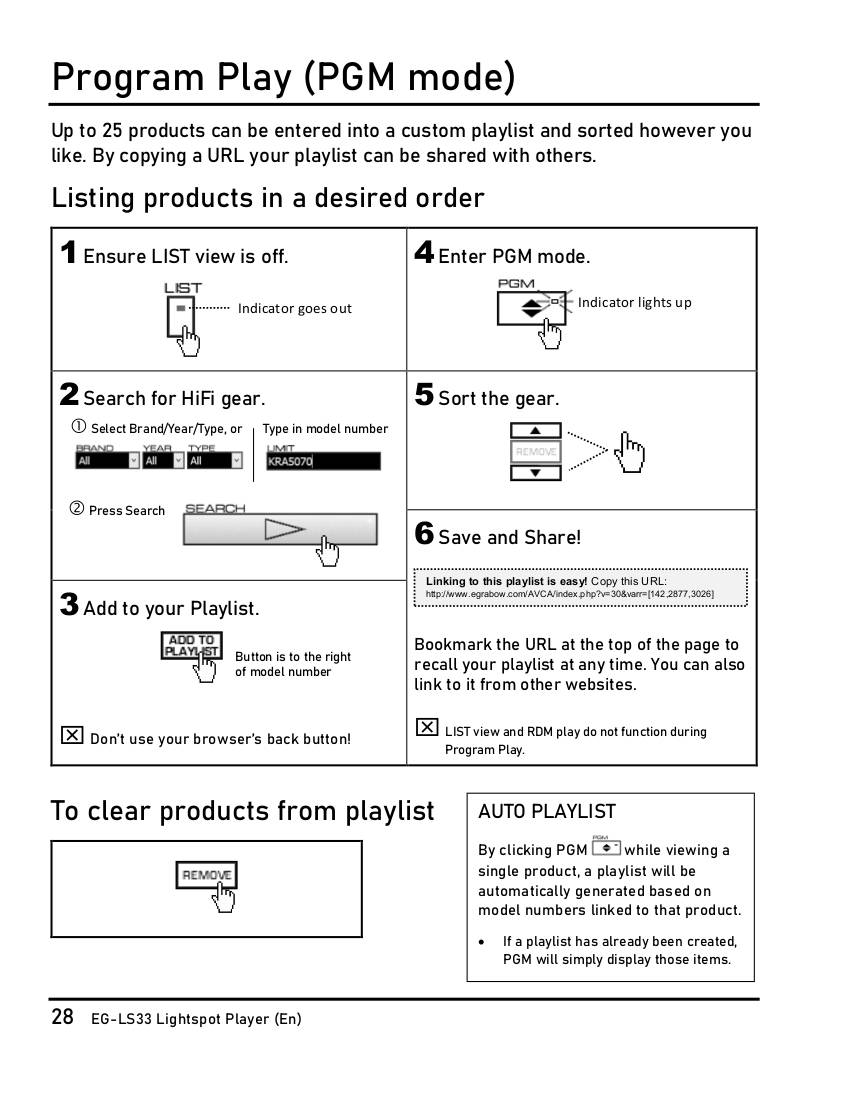 Page 28 from EG-LS33 User Manual