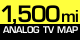 1,500 Mile Analog TV Map