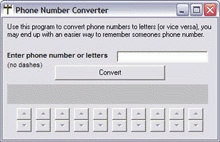 Phone Number Converter