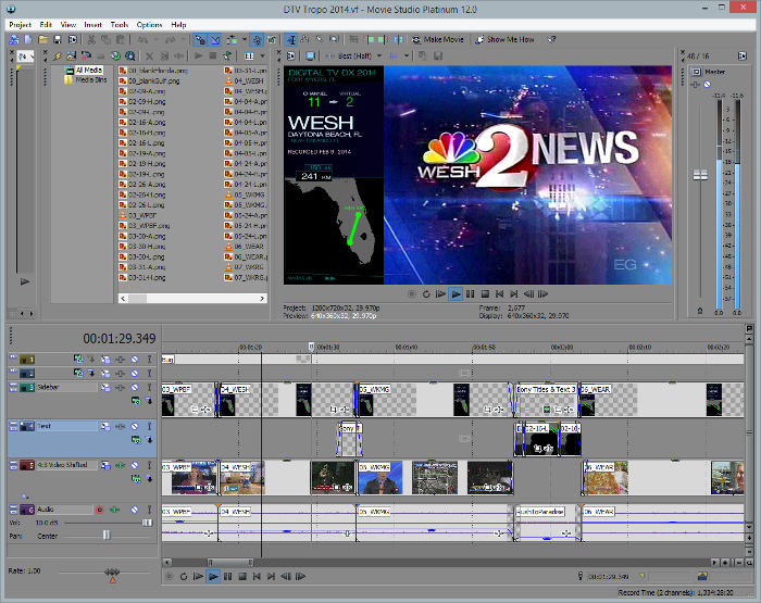 The Tropo 2014 project in Sony Movie Studio The Tropo 2014 project in Sony Movie Studio