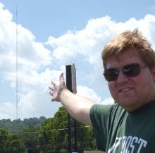 My stop near the WTVF tower on the way home