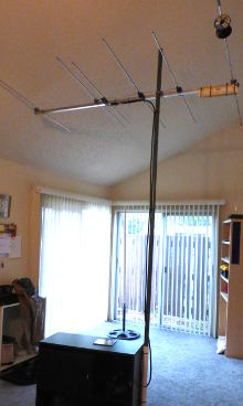FM6 yagi in the new living room